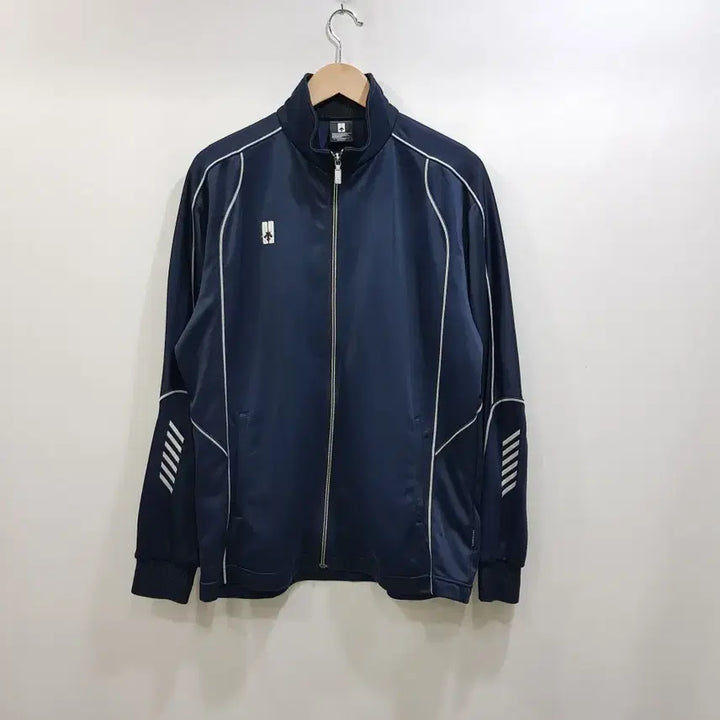 [BUNJANG] Descente Embroidered Logo Jersey Track Top Zip-Up Jacket / 데상트 자수로고 져지 트랙탑 긴팔 집업 자켓 남F Q23