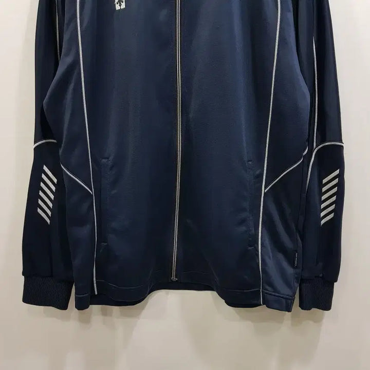 [BUNJANG] Descente Embroidered Logo Jersey Track Top Zip-Up Jacket / 데상트 자수로고 져지 트랙탑 긴팔 집업 자켓 남F Q23
