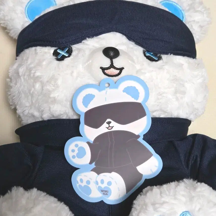 [BUNJANG] Jujutsu Kaisen Kadokawa Gojo Satoru Plush Doll / 주술회전 카도카와 곰인형 고죠 인형 고죠사토루 곰누이 곰인형