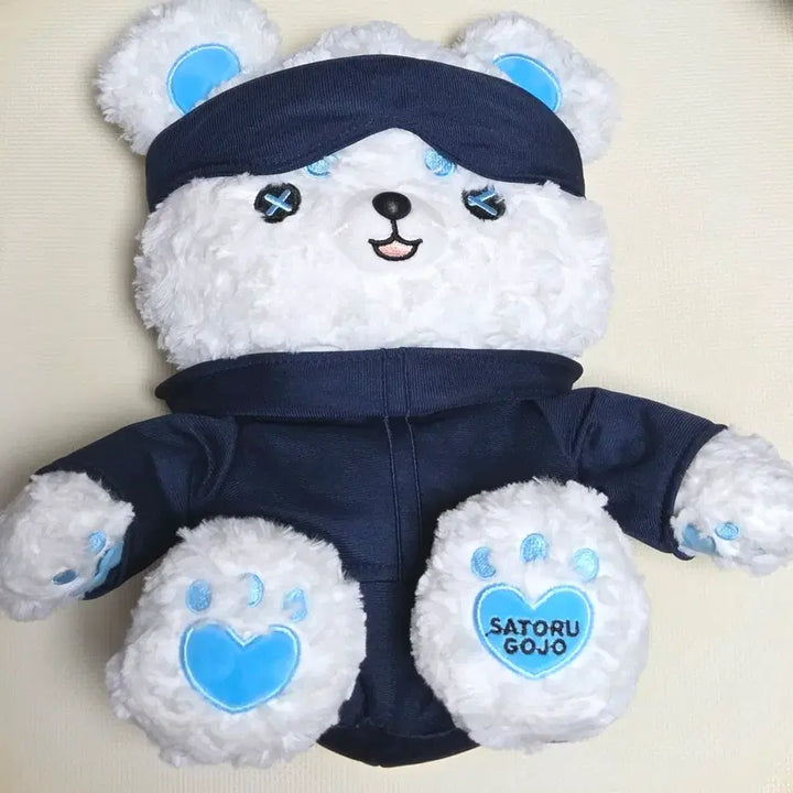[BUNJANG] Jujutsu Kaisen Kadokawa Gojo Satoru Plush Doll / 주술회전 카도카와 곰인형 고죠 인형 고죠사토루 곰누이 곰인형