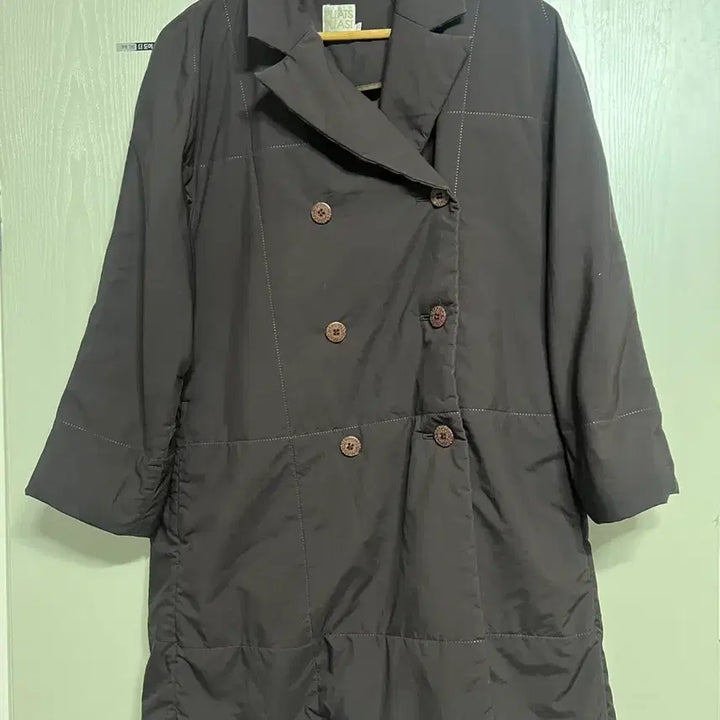 [BUNJANG] PLEATS PLEASE ISSEY MIYAKE Double Button Padded Coat / 플리츠플리즈 더블 버튼 패딩 코트