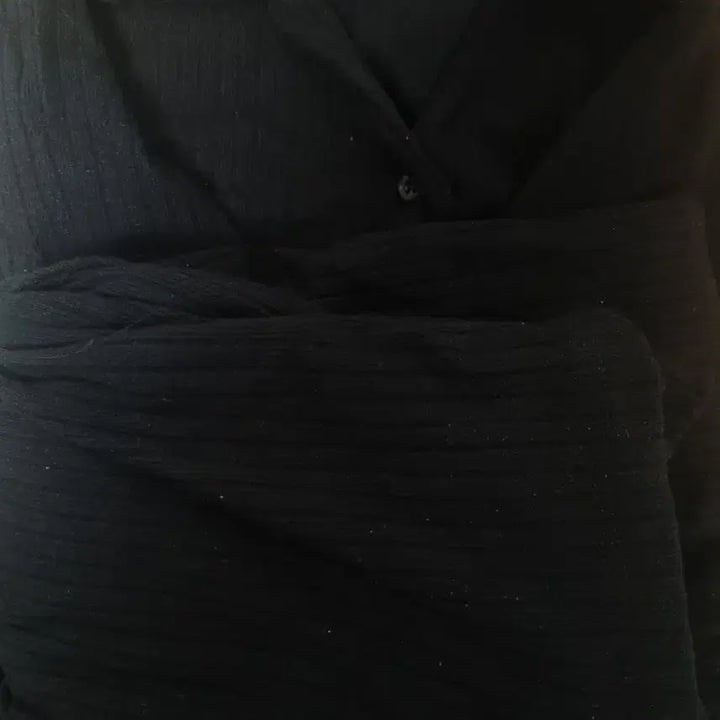 [BUNJANG] 320쇼룸 ribbed 가디건+밴딩팬츠 세트 블랙 / 320쇼룸 ribbed 가디건+밴딩팬츠 세트 블랙