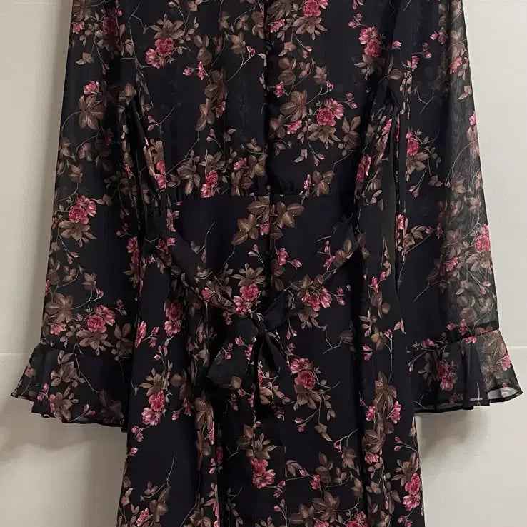 [BUNJANG] Floral See-Through Dress / 플라워 원피스 플로럴 시스루 원피스