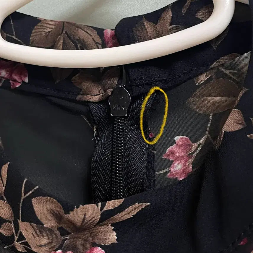 [BUNJANG] Floral See-Through Dress / 플라워 원피스 플로럴 시스루 원피스