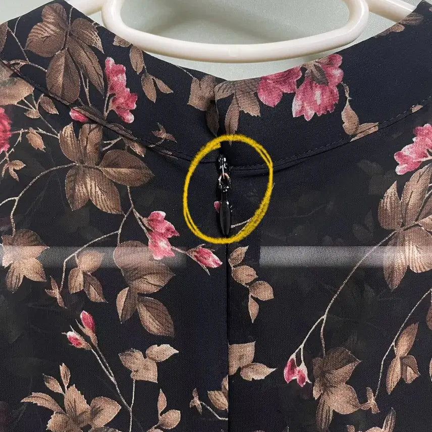 [BUNJANG] Floral See-Through Dress / 플라워 원피스 플로럴 시스루 원피스