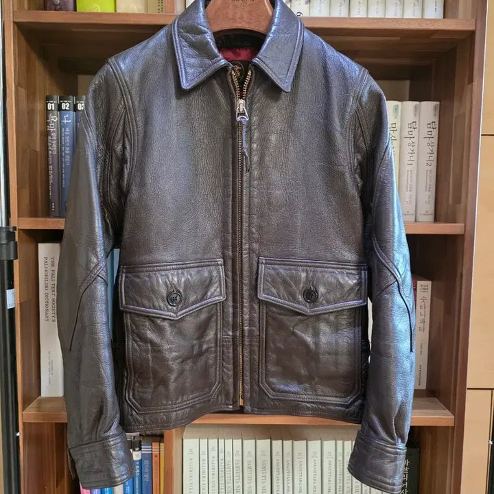 [BUNJANG] Lostworld Goat Skin G8 Raider Jacket (Size 38) / <로스트월드>  고트스킨 자켓(38) 하이웨이맨, 멀홀랜드, 마스터필름