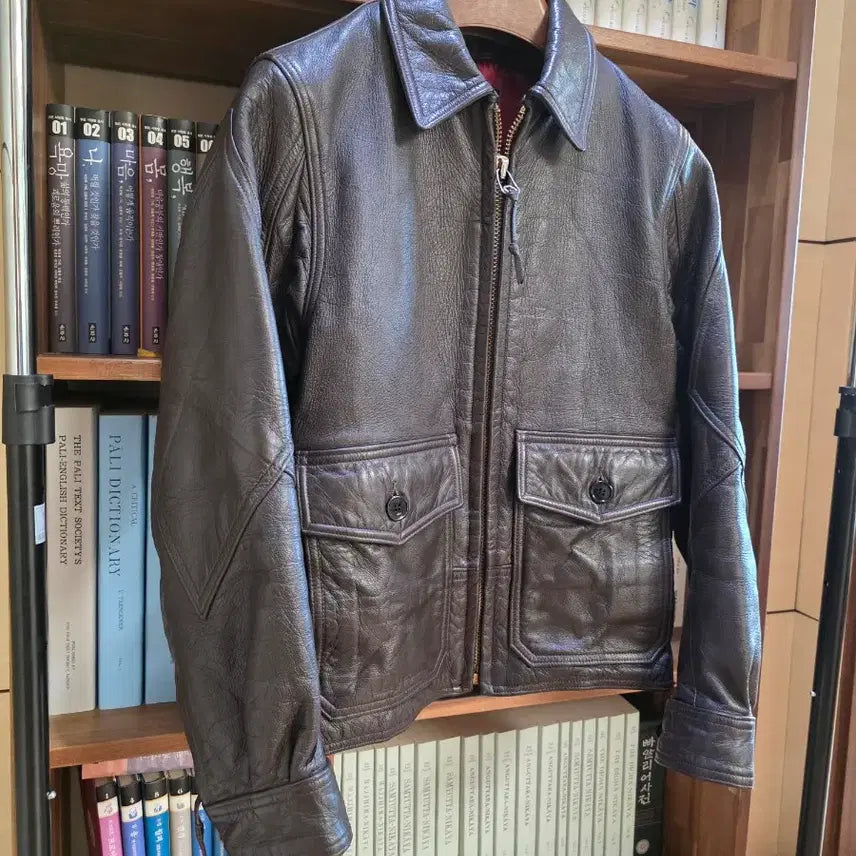 [BUNJANG] Lostworld Goat Skin G8 Raider Jacket (Size 38) / <로스트월드>  고트스킨 자켓(38) 하이웨이맨, 멀홀랜드, 마스터필름