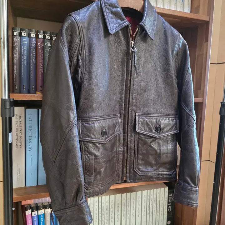 [BUNJANG] Lostworld Goat Skin G8 Raider Jacket (Size 38) / <로스트월드>  고트스킨 자켓(38) 하이웨이맨, 멀홀랜드, 마스터필름