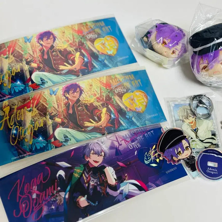 [BUNJANG] Ensemble Stars Koga &amp; Adonis Bundle Set Goods / 앙스타 언데드 코가 아도니스 굿즈 일괄
