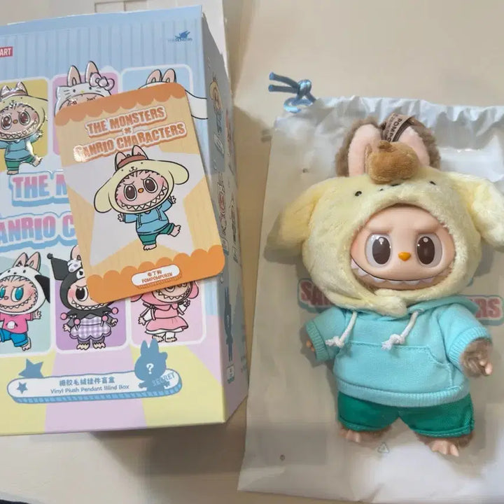 [SOLD OUT] 정품 팝마트 라부부x산리로 폼폼푸린