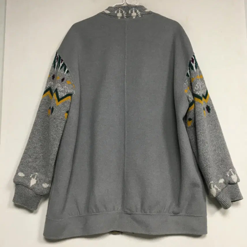 [BUNJANG] Benetton Embroidered Wool Coat / 24 베네통 신상 자수 울 코트