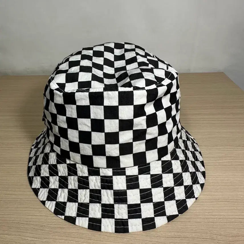 [BUNJANG] RASTEL Grid Pattern Bucket Hat / RASTEL 벙거지모자