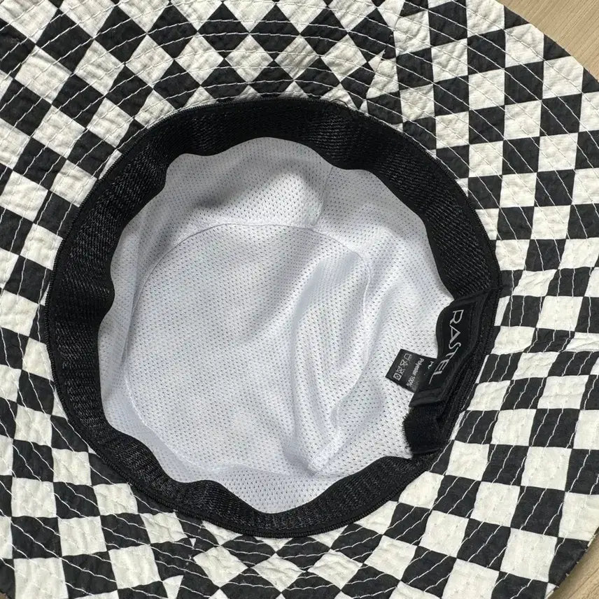 [BUNJANG] RASTEL Grid Pattern Bucket Hat / RASTEL 벙거지모자