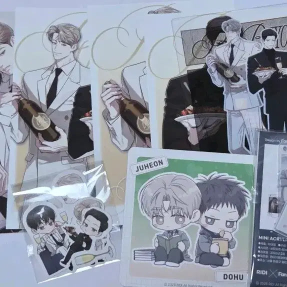 [BUNJANG] Beyond Fantasy: Project Q Postcard, Coaster, Mini Acrylic Bundle Set / 비욘드 판타지트 공사구 엽서 코스터 미니아크릴 일괄