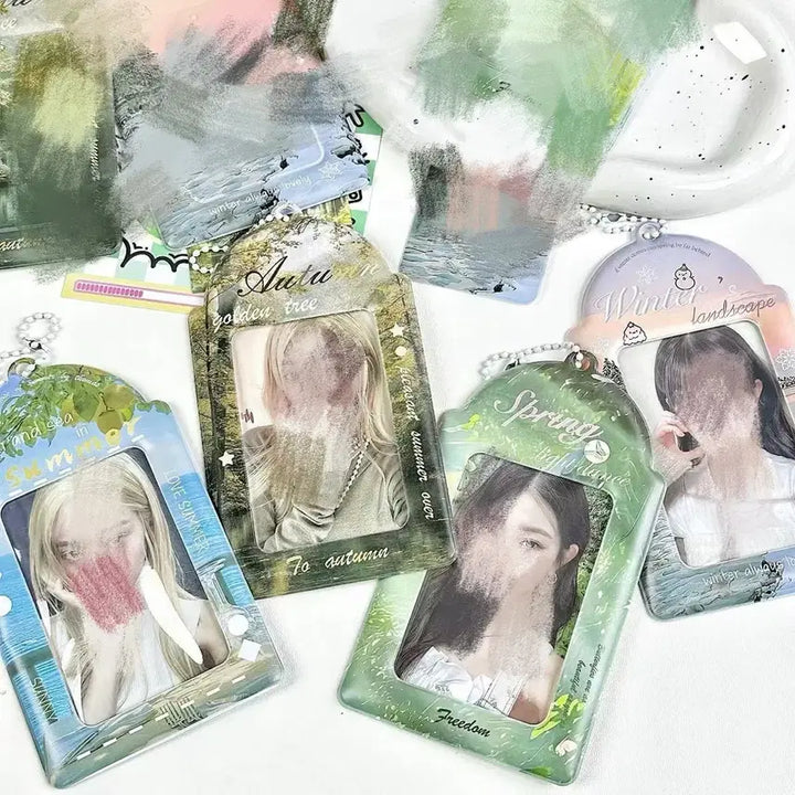 [BUNJANG] Season Concept Photocard Holder Set / 계절 컨셉 포토홀더  4종 세트