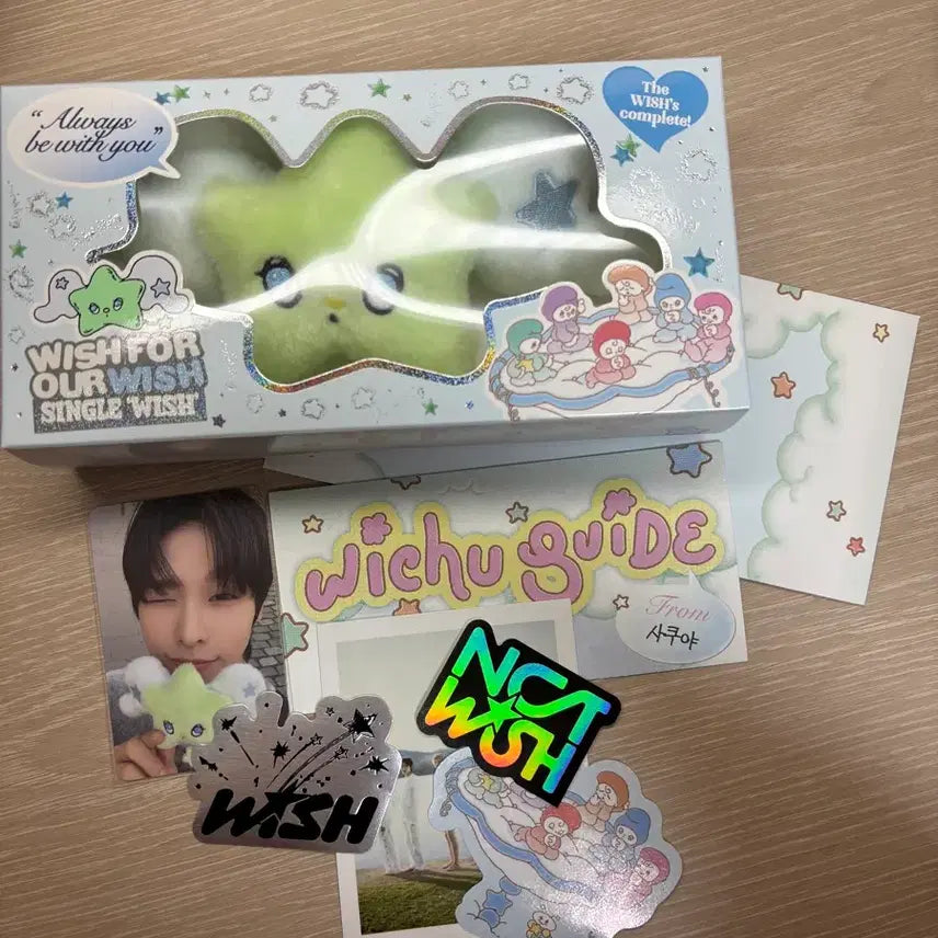 [BUNJANG] NCT WISH WIZ U Riku Photocard Sakuya Guide / 엔시티 위시 위츄 인형 리쿠 포카 사쿠야 가이드