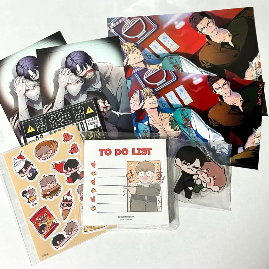 [BUNJANG] Boss B*tch Baby Bobitbae Unopened Calendar Stickers Memo Acrylic Stand / 보스 빗치 베이비 보빗베 창없는방 미블 달력 스티커 떡메 아크릴 스탠드