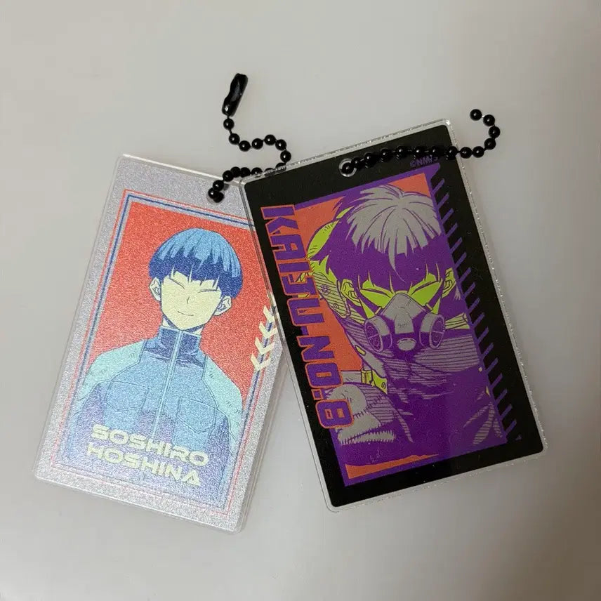 [BUNJANG] Kaiju No. 8 Hoshina Acrylic Keyring / 괴수8호 원화전 전시회 호시나 양면 슬라이드 아크릴키링