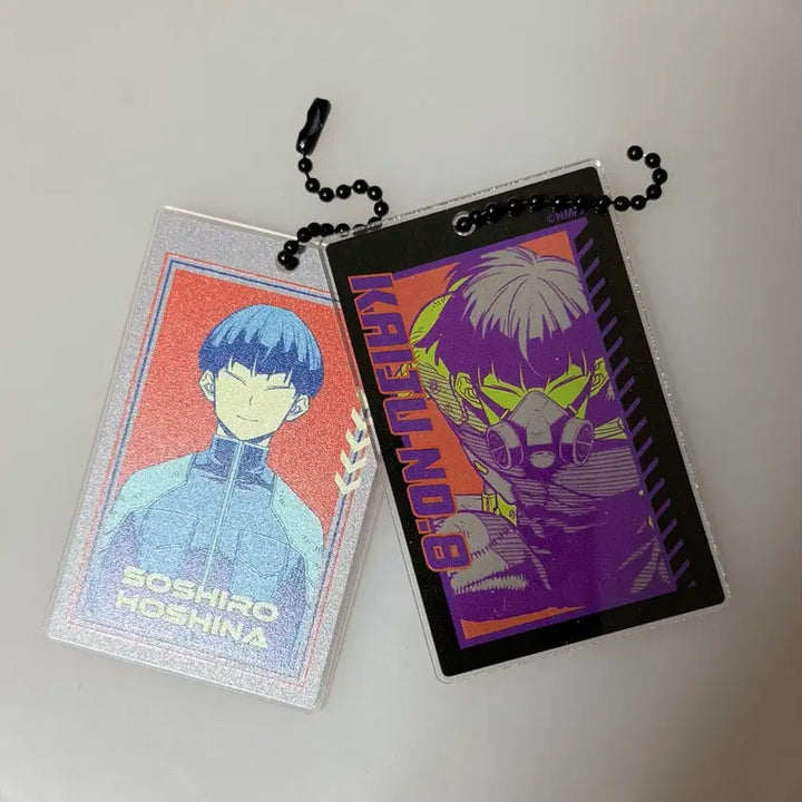 [BUNJANG] Kaiju No. 8 Hoshina Acrylic Keyring / 괴수8호 원화전 전시회 호시나 양면 슬라이드 아크릴키링