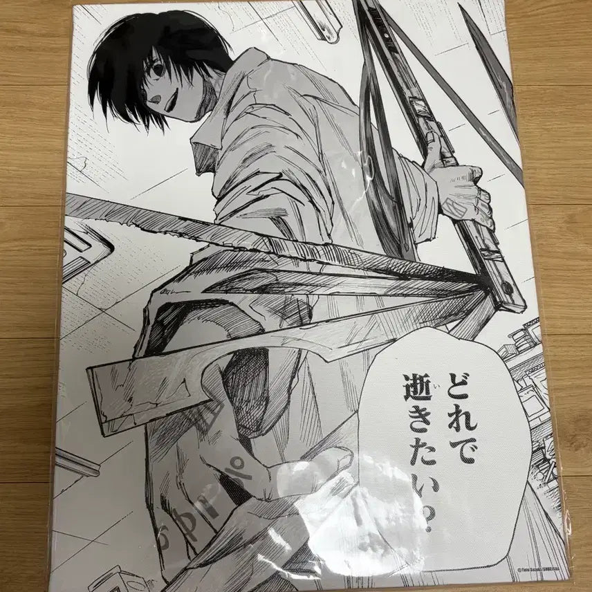 [BUNJANG] Sakamoto Days Yoichi Nagumo Original Illustration Big Artboard / 5/10할인) 사카모토데이즈 빅 아트보드 나구모 요이치 원화 미개봉