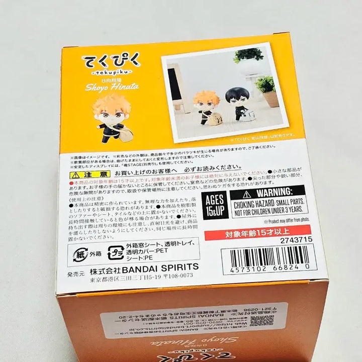 [BUNJANG] Haikyu!! Tekupiku Shoyo Hinata Figure / (미개봉) 하이큐 테쿠피쿠 히나타 쇼요 피규어