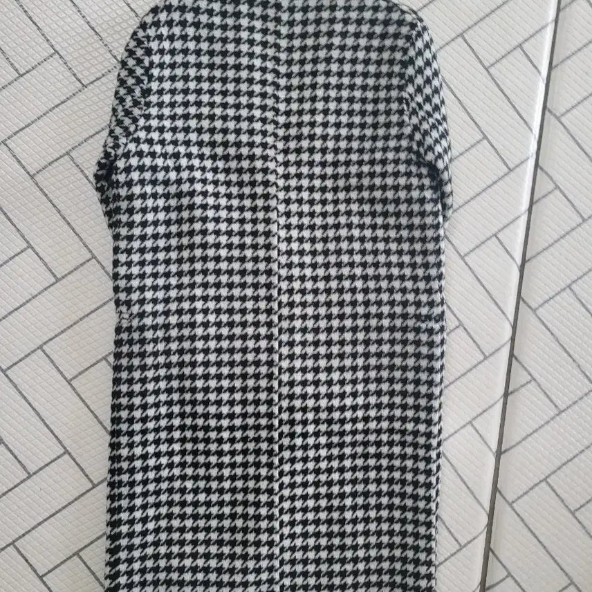 [BUNJANG] Sandro Houndstooth Check Jacket Coat / sando산드로 하운드투스 체크 자켓 코트