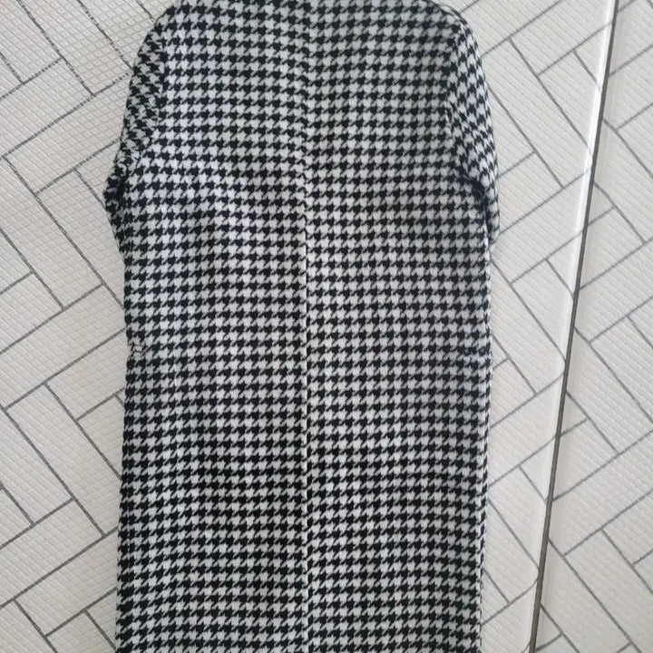 [BUNJANG] Sandro Houndstooth Check Jacket Coat / sando산드로 하운드투스 체크 자켓 코트