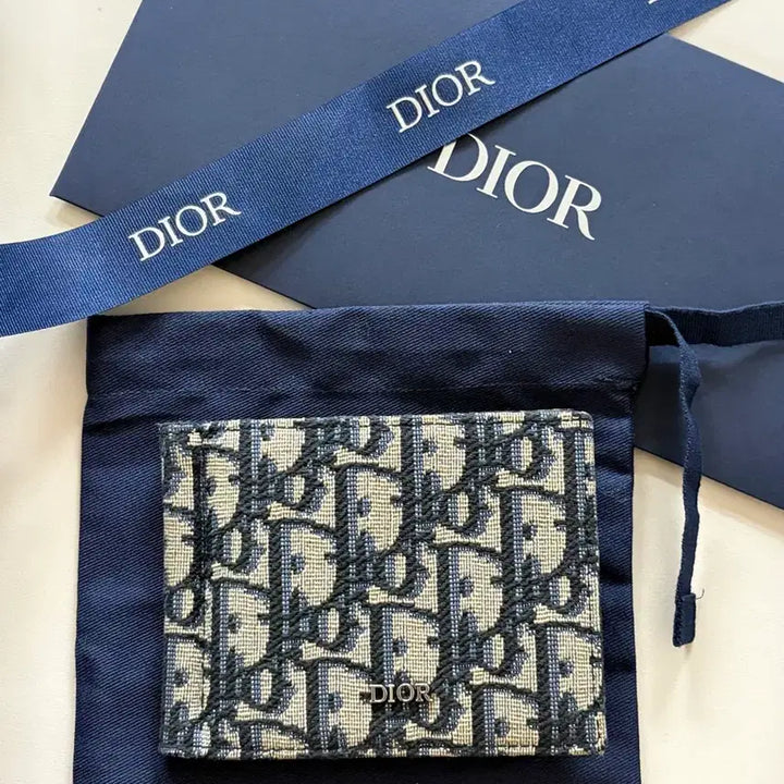 [BUNJANG] Dior Oblique Bi-fold Wallet / 디올 오블리크 반지갑 풀구성