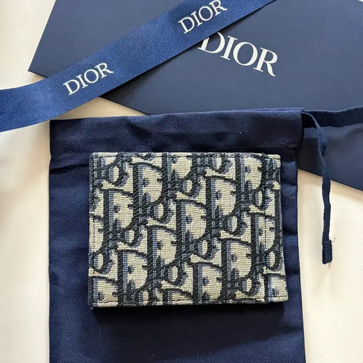 [BUNJANG] Dior Oblique Bi-fold Wallet / 디올 오블리크 반지갑 풀구성