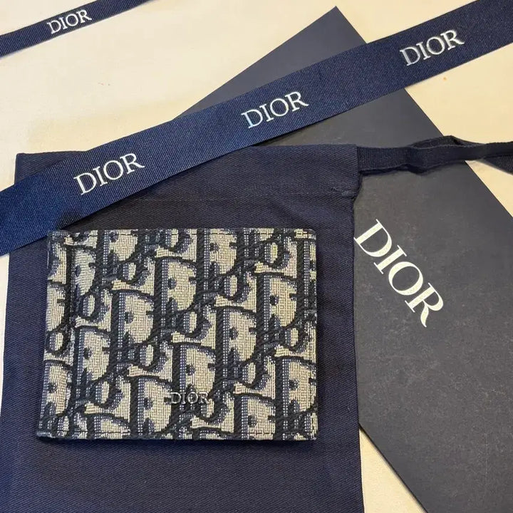 [BUNJANG] Dior Oblique Bi-fold Wallet / 디올 오블리크 반지갑 풀구성