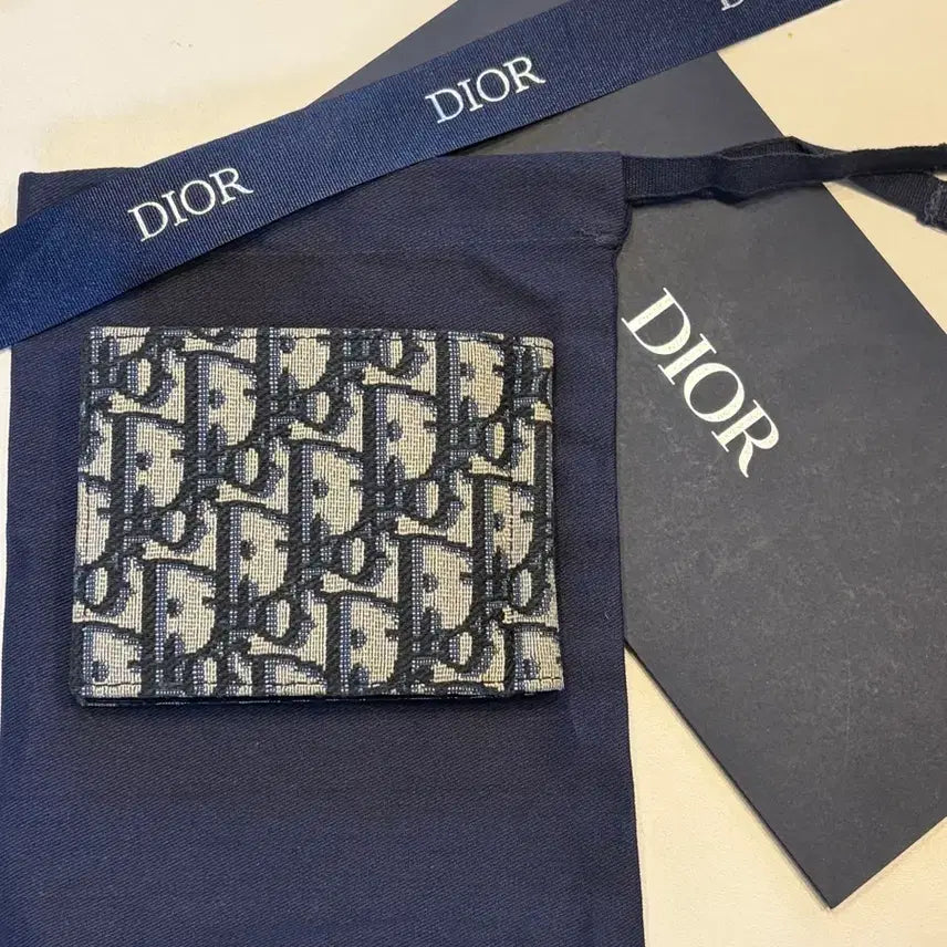 [BUNJANG] Dior Oblique Bi-fold Wallet / 디올 오블리크 반지갑 풀구성