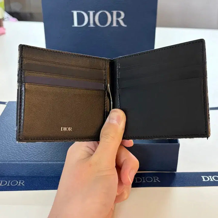 [BUNJANG] Dior Oblique Bi-fold Wallet / 디올 오블리크 반지갑 풀구성
