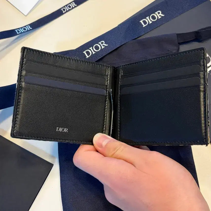 [BUNJANG] Dior Oblique Bi-fold Wallet / 디올 오블리크 반지갑 풀구성