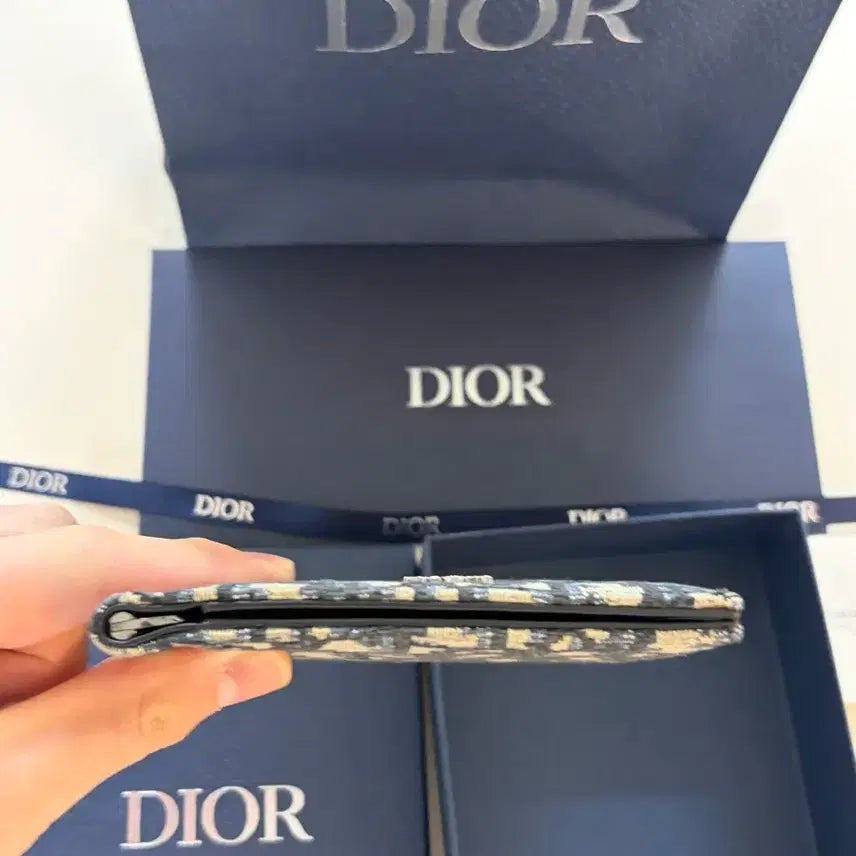 [BUNJANG] Dior Oblique Bi-fold Wallet / 디올 오블리크 반지갑 풀구성