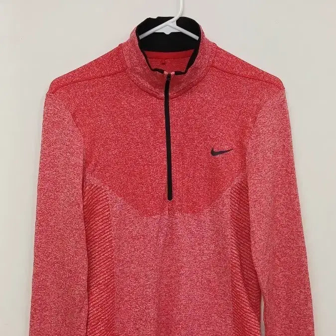 [SOLD OUT] 나이키 레드 하프집업 긴팔티