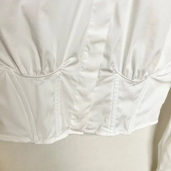 [BUNJANG] Zara Poplin Bustier Crop Shirt / 자라 크롭 셔츠 zara자라포플린 뷔스티에