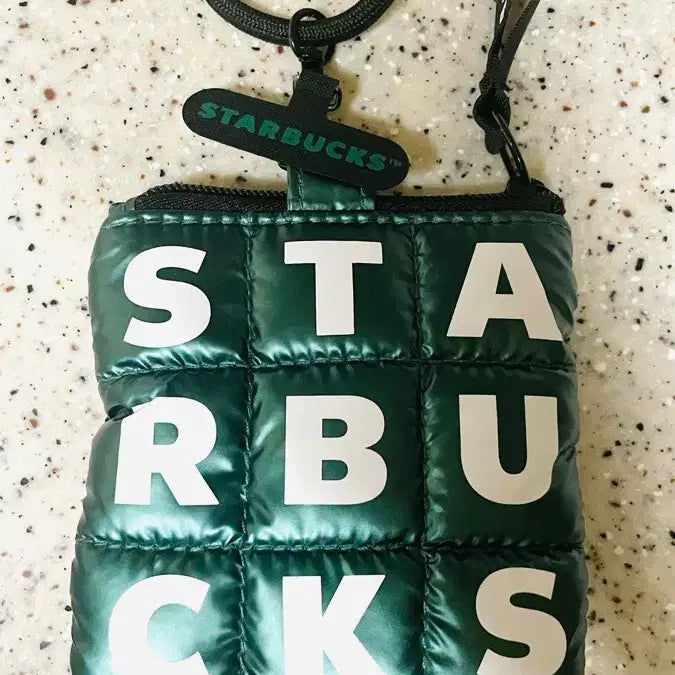 [BUNJANG] Starbucks Metallic Mini Puff Pouch Bag / 스타벅스 파우치가방 새상품