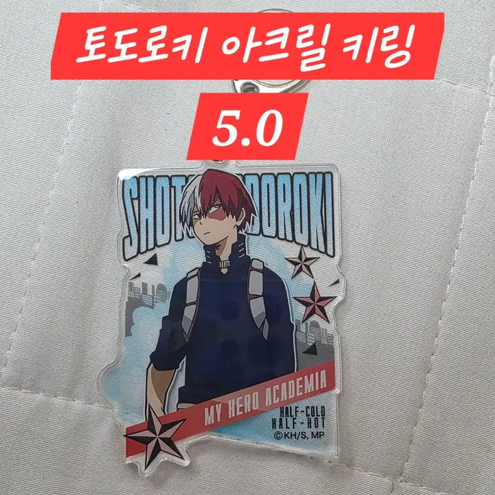 [BUNJANG] My Hero Academia Todoroki Shoto Acrylic Keyring / 히로아카 토도로키 쇼토 아크릴 키링
