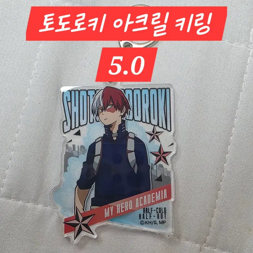 [BUNJANG] My Hero Academia Todoroki Shoto Acrylic Keyring / 히로아카 토도로키 쇼토 아크릴 키링