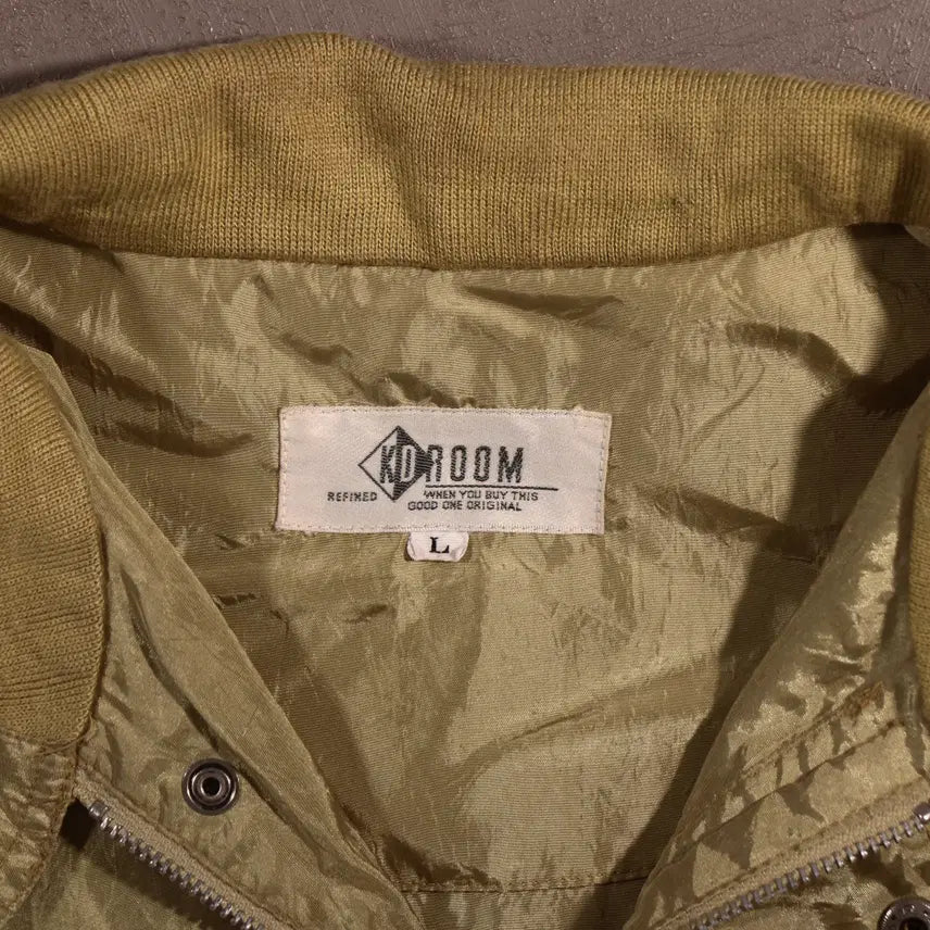 [BUNJANG] Vintage Nylon Bomber Jacket / 일본빈티지 나일론 블루종 봄버자켓 C530