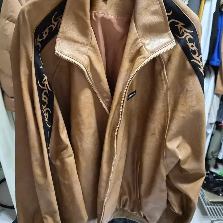 [BUNJANG] AJO BY AJO Leather Jacket Brown L / AJO BY AJO 레더 자켓 브라운 L 무신사 아조바이아조