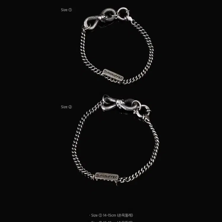 [SOLD OUT] 쏜애플 은팔찌, 사이즈1 (원가이하양도)