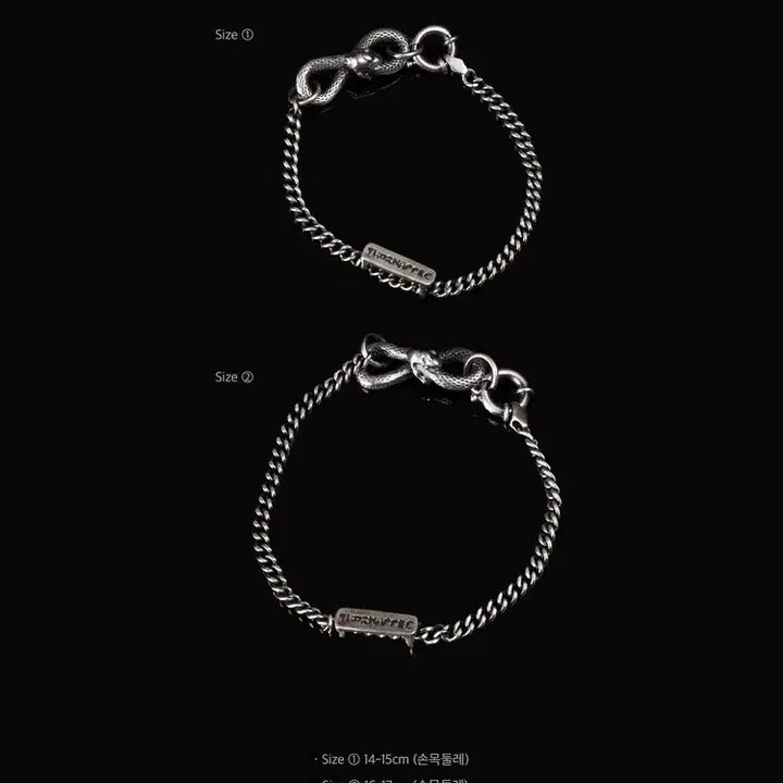 [SOLD OUT] 쏜애플 은팔찌, 사이즈1 (원가이하양도)
