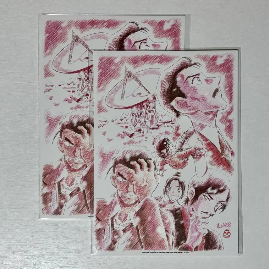 [BUNJANG] Detective Conan The Movie 3rd Week Special: A5 Visual Board / 명탐정 코난 극장판 3주차 특전 : 척안의 잔상 A5 비주얼 보드 원화