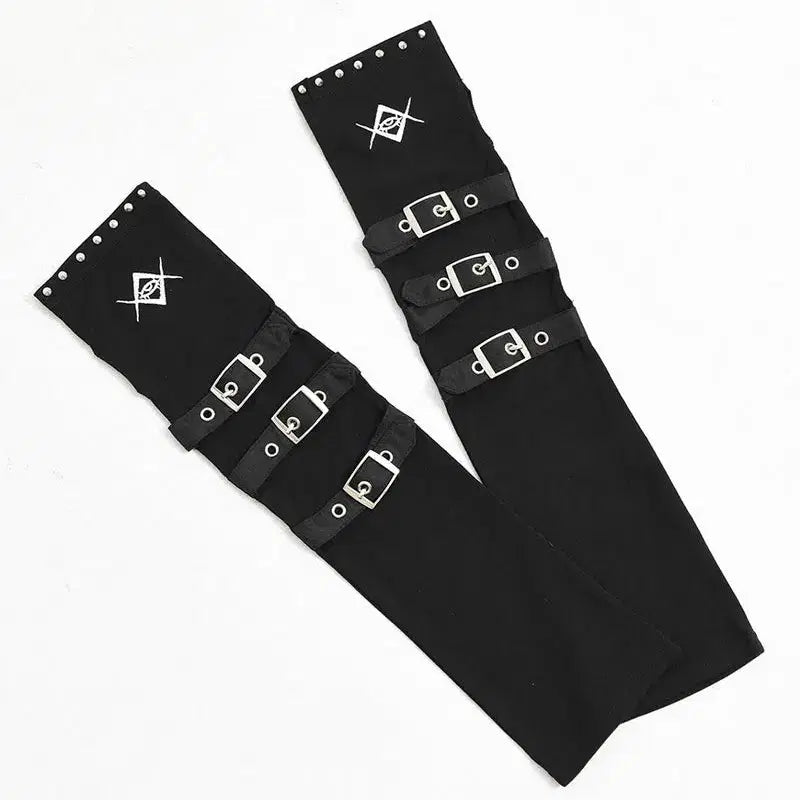 [BUNJANG] REFLEM Belt Embellished Arm Warmers / REFLEM 레플렘 벨트 장식 암 워머