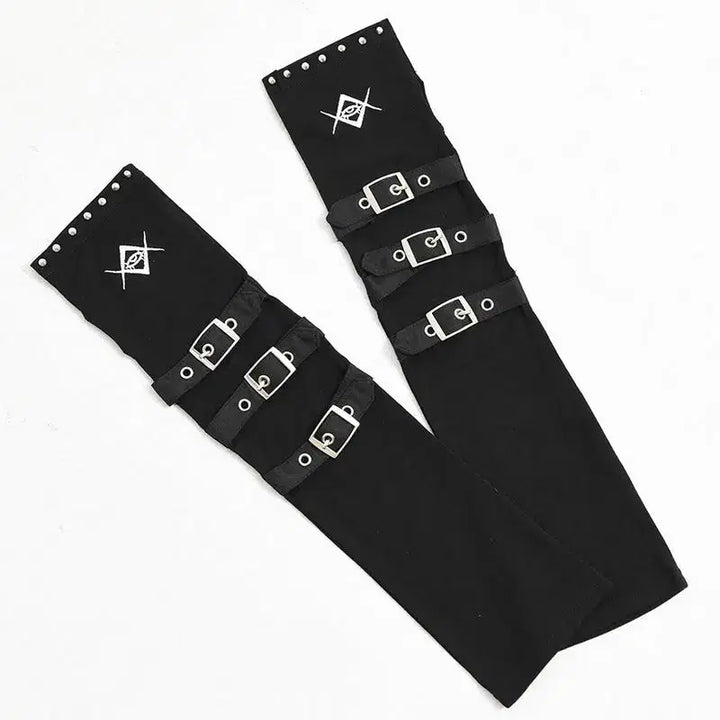 [BUNJANG] REFLEM Belt Embellished Arm Warmers / REFLEM 레플렘 벨트 장식 암 워머