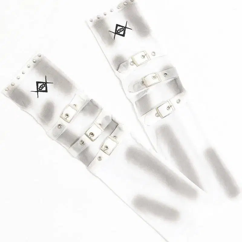 [BUNJANG] REFLEM Belt Embellished Arm Warmers / REFLEM 레플렘 벨트 장식 암 워머