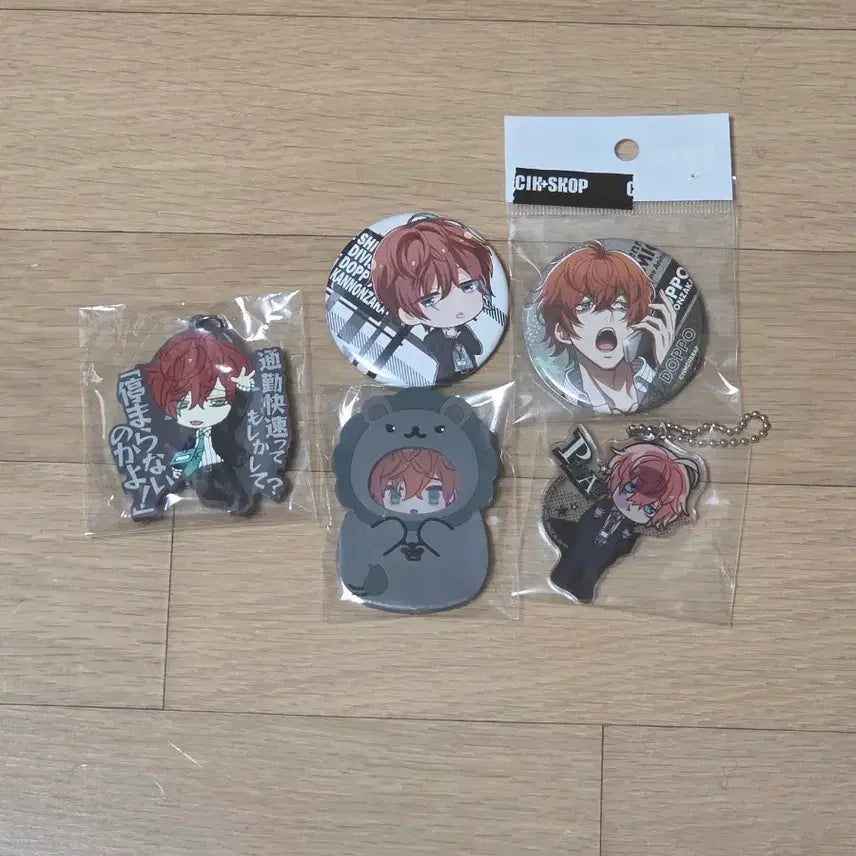 [BUNJANG] Kannonzaka Doppo Acrylic Badge Keyring Rubber Strap Can Badge Hypnosis Mic / 일괄 칸논자카 돗포 아크릴 뱃지 키링 러버스트랩 캔뱃지 히프마이 힢마