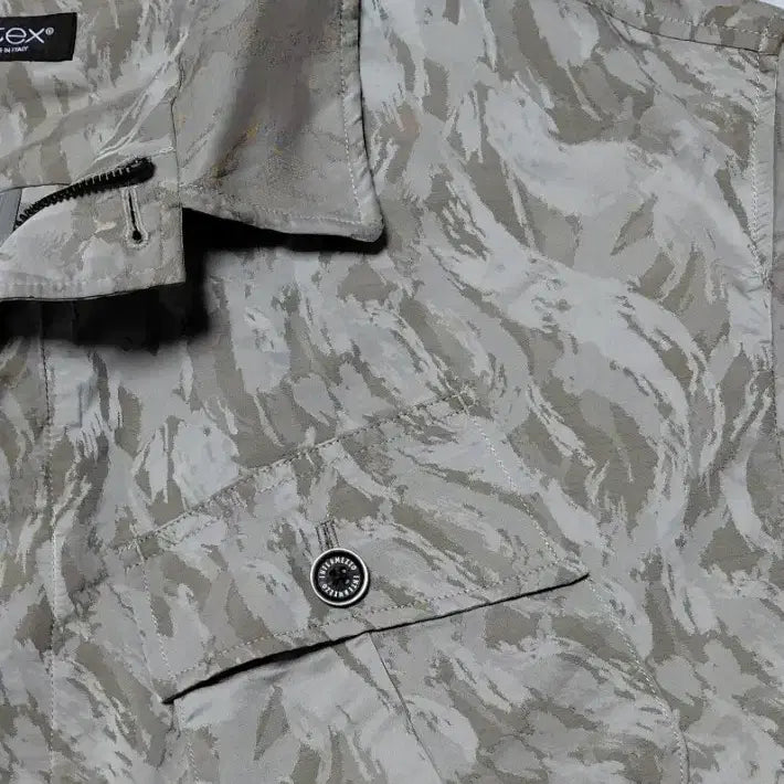 [BUNJANG] INTERMEZZO Safari Jacket / [Gipitex 이탈리아 원단] 인터메조 카모 사파리 재킷 (110)