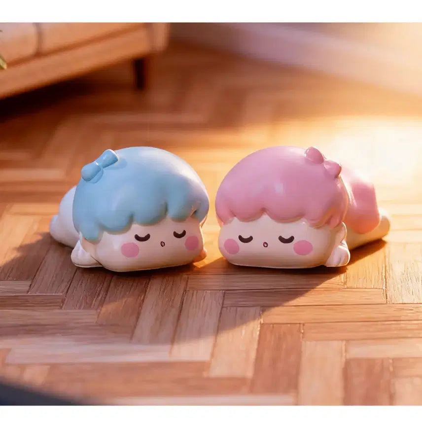 [BUNJANG] Sanrio Sleeping Miniature Figure Set (12 Pieces) / 잠자는 산리오 미니어처 세트 12종
